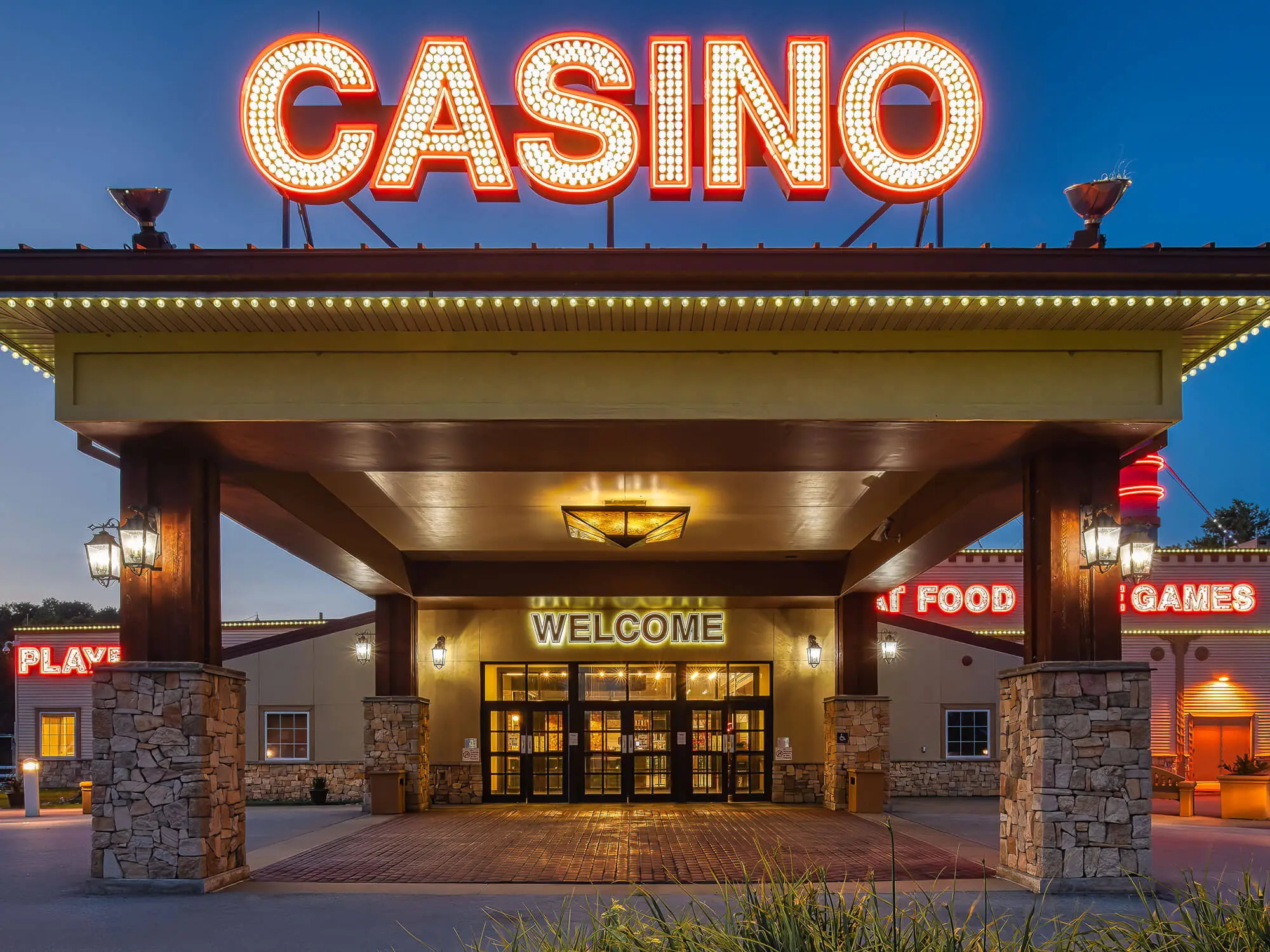 Casino Front Entry view