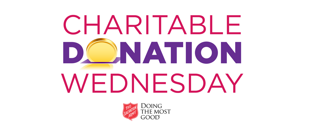 Charitable Donation Wednesday