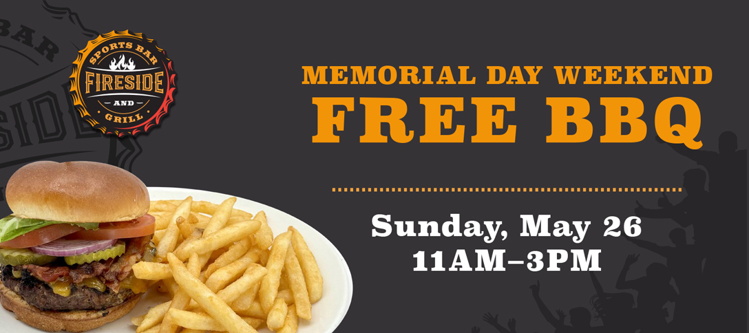 Memorial Day Weekend FREE BBQ