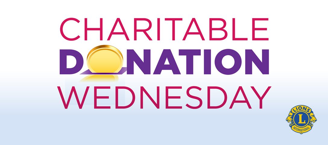 Charitable Donation Wednesday