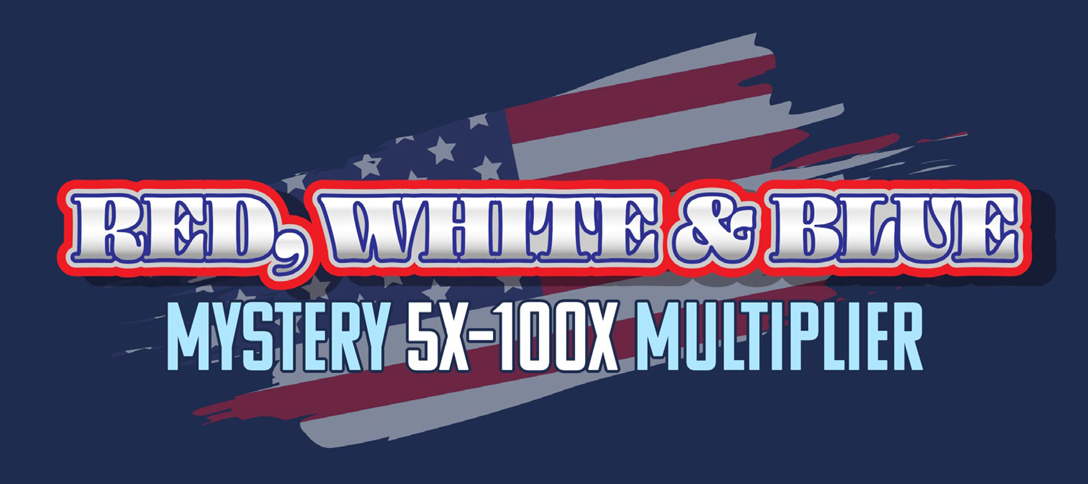 Red, White & Blue Mystery 5X-100X Multiplier