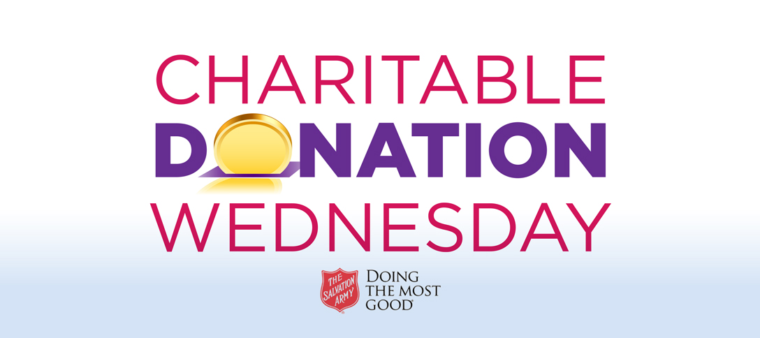 Charitable Donation Wednesday