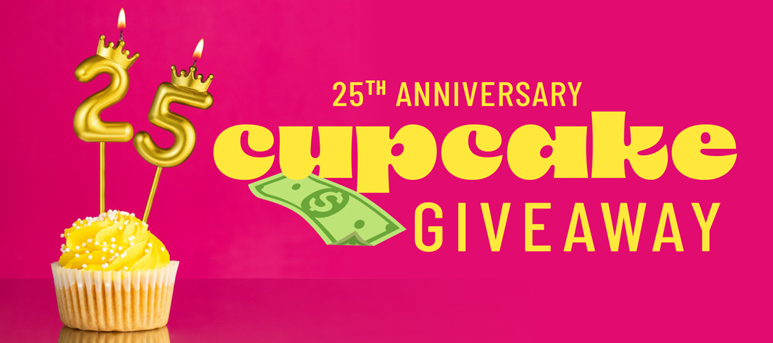 25th Anniversary Cupcake Giveaway