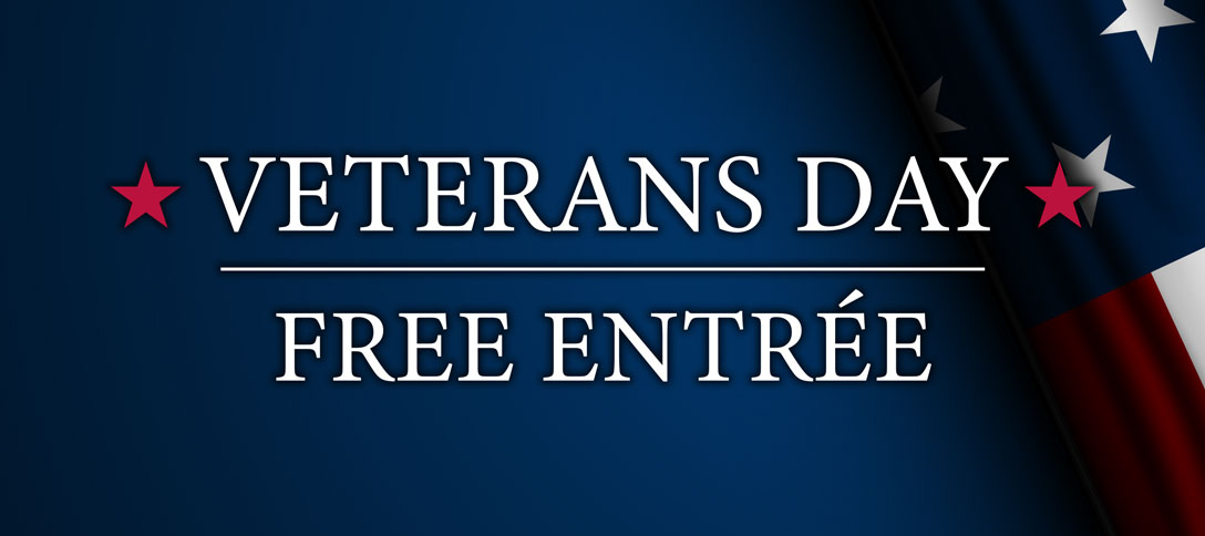 Veterans Day Free Entree